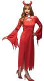Rode Lady Lucifer Jurk Dames
