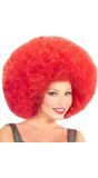 Rode Maxi Afro Pruik