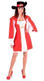 Rode Musketiers Jurk Dames