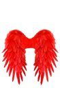 Rode Opvouwbare Vleugels Accessoire