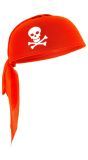 Rode Piraten Bandana Hoed