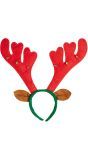 Rode Rendier Hoofdband