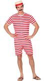 Rode Retro Badpak Heren