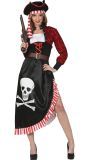 Rode Skull Piraten Jurk Dames