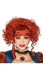 Rode Steampunk Pruik