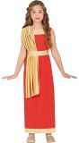 Romeins Kostuum Meisjes Rood-Goud