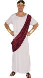 Romeinse Keizer Outfit Wit Heren