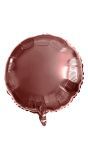Ronde Folieballon 45cm Brons