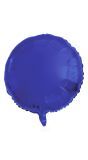 Ronde Folieballon 45cm Donker Blauw