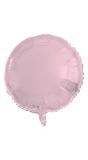 Ronde Folieballon 45cm Pastel Roze