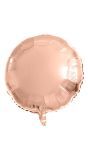 Ronde Folieballon 45cm Rose Goud