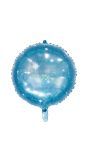 Ronde Folieballon 61cm Galatic Aqua