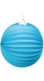 Ronde Lampion Decoratie Blauw