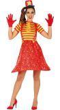 Rood Clownsjurkje Dames