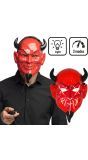 Rood Duivelmasker met Led Verlichting