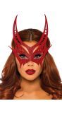 Rood Glitter Duivel Masker