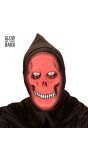 Rood Glow In The Dark Skelet Masker
