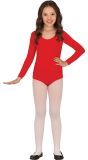 Rood Lange Mouwen Leotard Kind