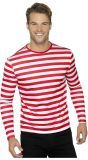 Rood Wit Gestreept Wally Shirt