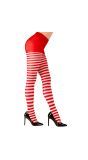 Rood Wit Gestreepte Panty Dames