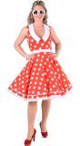 Rood Witte Rock' N Roll Jurk Vrouwen