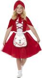 Roodkapje Meisjes Kostuum Rood