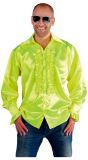 Rouche Blouse Luxe Lichtgroen Man