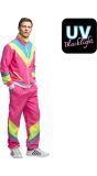 Roze 90's Trainingspak Heren