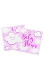 Roze Babyshower Meisje Servetten 20 Stuks