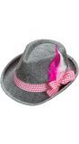 Roze Beierse Fedora