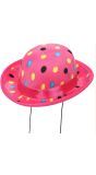 Roze Clowns Hoed