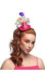 Roze Clownshoed Tiara Haarband