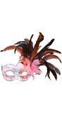 Roze Colombina Veren Masker