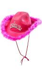 Roze Cowgirl Hoed