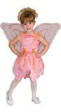 Roze Fee Jurk Meisjes met Vleugels