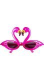 Roze Flamingo Hawaii Partybril