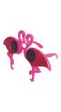 Roze Glitter Flamingo Bril