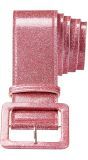 Roze Glitter Riem Dames