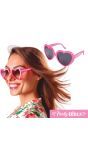 Roze Hartjesbril Party Girls