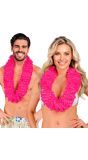 Roze Hawaii Bloemenkrans Ketting