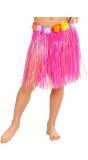 Roze Hawaii Rok met Bloemenriem