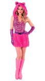 Roze Kitty Jurkje Dames