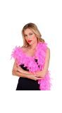 Roze Luxe Veren Boa 180cm