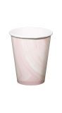 Roze Marmer Babyshower Bekers 6 Stuks