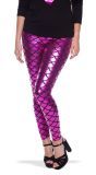 Roze Metallic Zeemeermin Legging One Size
