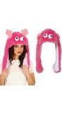 Roze Monster Muts Beweegbare Oren