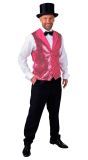 Roze Pailletten Gilet