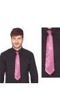Roze Pailletten Stropdas