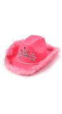 Roze Party Cowgirl Hoed
