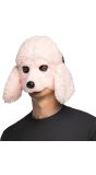 Roze Poedel Pluche Masker